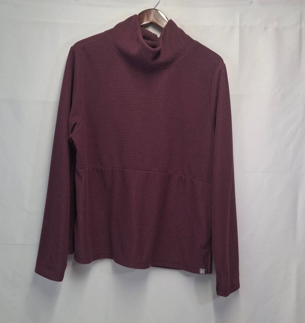 The American Outdoorsman for Women Ribbed Mock Neck Top – Women’s XL